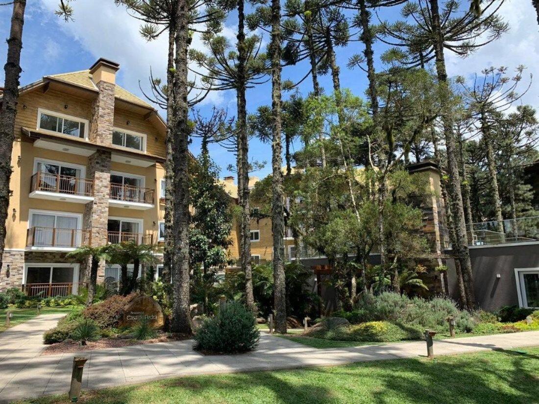 103/3 Apto Com Piscina Aquecida Gramado Eksteriør bilde