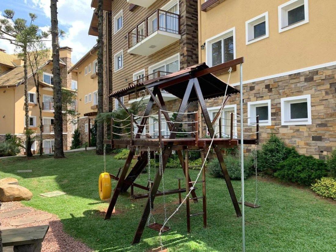 103/3 Apto Com Piscina Aquecida Gramado Eksteriør bilde
